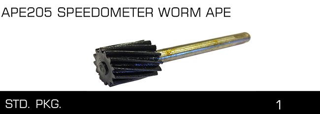 APE205 SPEEDOMETER WORM APE